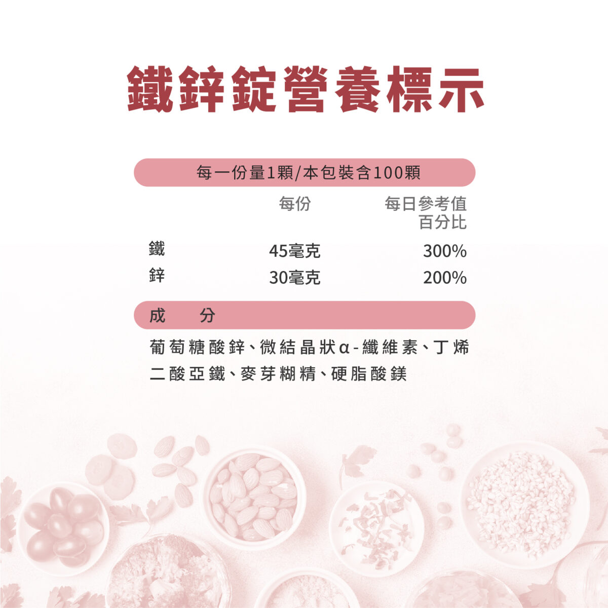 VITA鐵鋅錠 45 & 30mg：圖片 5